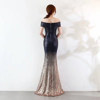Birthday Party Dress Slimming Host Long Dress MANDOTOS