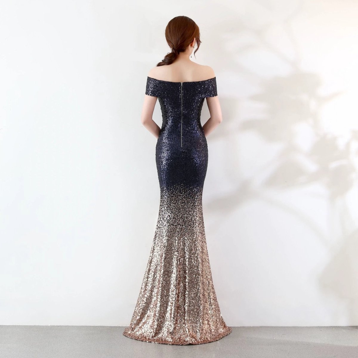 Birthday Party Dress Slimming Host Long Dress MANDOTOS
