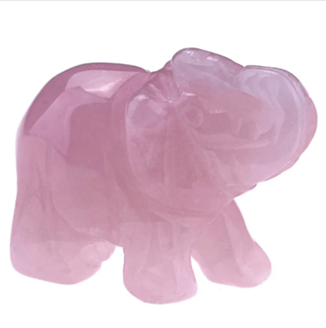 Mini Elephant Crystal Sculpture - MANDOTOS INTERNATIONAL