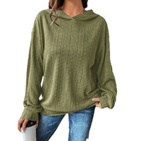Autumn Casual Solid Hoodie for Women