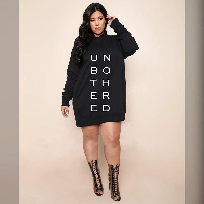 Fat Women Plus Size Hoodies For Female Big Blouse Hooded Top - MANDOTOS INTERNATIONAL0