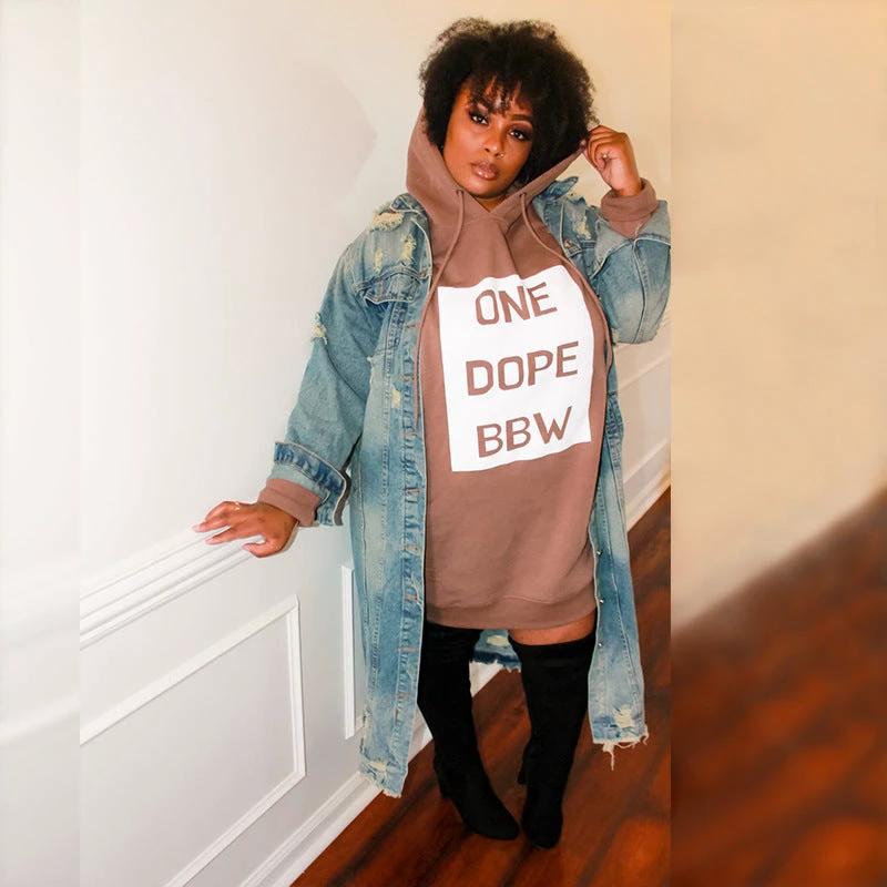 Fat Women Plus Size Hoodies For Female Big Blouse Hooded Top - MANDOTOS INTERNATIONAL0