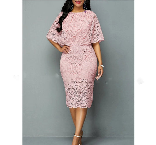 MD African Lace Dresses For Women Fashion New Africa Sexy Wedding Outfit 4XL 5XL Plus Size Maxi Dress Dashiki Ankara Robe - MANDOTOS INTERNATIONAL0