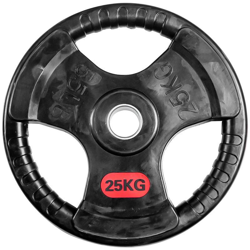 Special Three-Hole Rubber Bag For Gym Weightlifting Barbell Rubber Barbell Mandotos