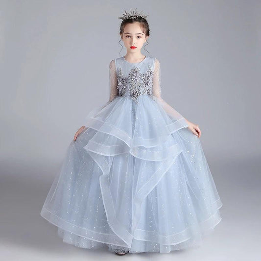 Children Dress Princess Dress Girl Girl Host Evening Dress - MANDOTOS INTERNATIONAL0