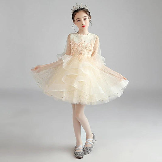 Children Dress Princess Dress Girl Girl Host Evening Dress - MANDOTOS INTERNATIONAL0