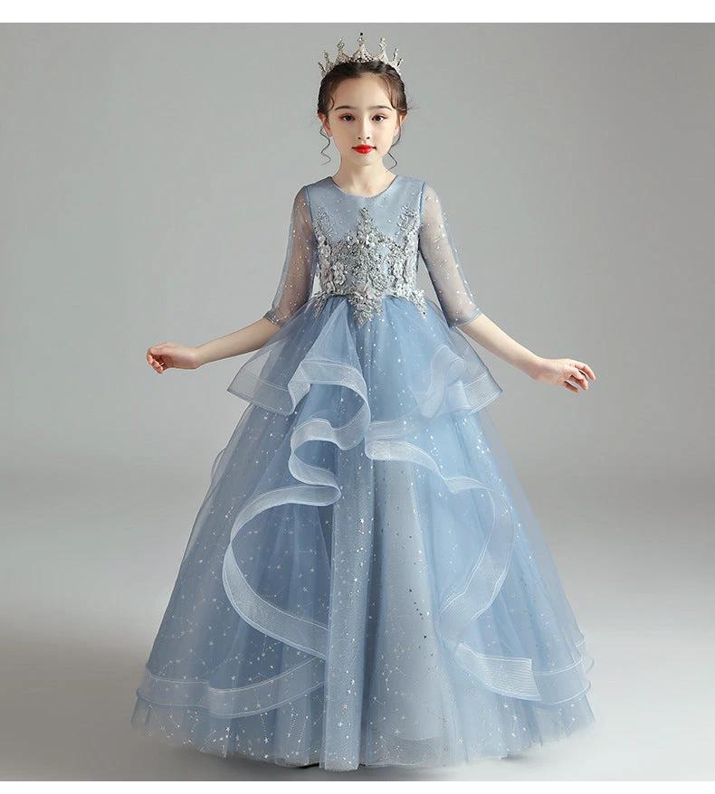 Children Dress Princess Dress Girl Girl Host Evening Dress - MANDOTOS INTERNATIONAL0