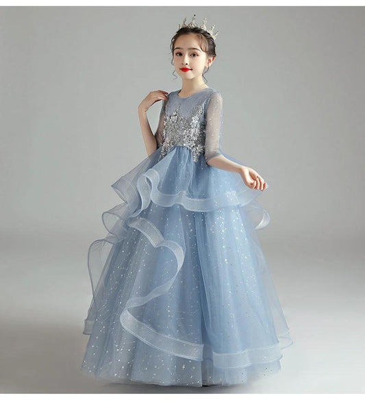 Children Dress Princess Dress Girl Girl Host Evening Dress - MANDOTOS INTERNATIONAL0