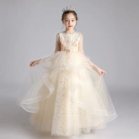 Children Dress Princess Dress Girl Girl Host Evening Dress - MANDOTOS INTERNATIONAL0