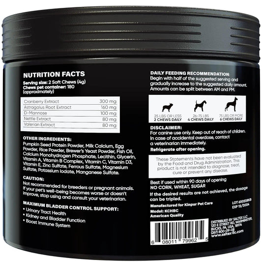 180 Cranberry UT Health Dog Chews - MANDOTOS