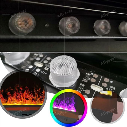 Smart Steam LED Flame Electric Fireplace & Humidifier - MANDOTOS
