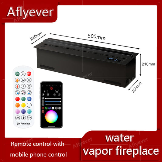 Smart Steam LED Flame Electric Fireplace & Humidifier - MANDOTOS