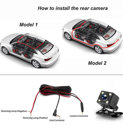 3-Inch Dual Lens Car Dash Cam - Your Ultimate Vehicle Guardian - MANDOTOS