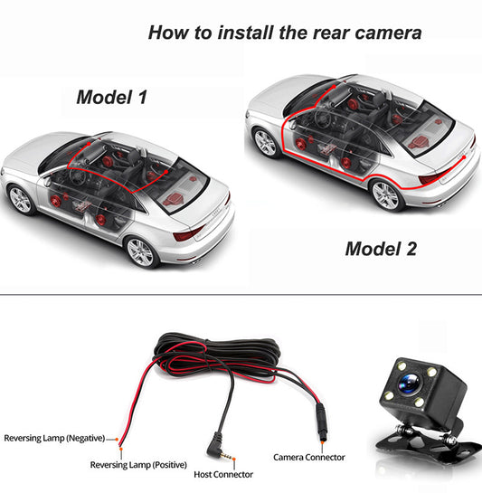 3-Inch Dual Lens Car Dash Cam - Your Ultimate Vehicle Guardian - MANDOTOS
