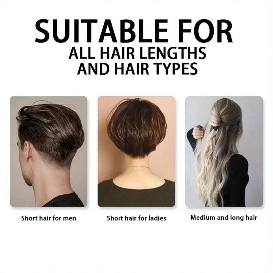 Revive & Shine 3-in-1 Black Hair Dye Shampoo - MANDOTOS