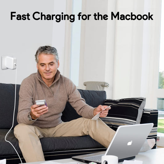 60W T-Tip Magnetic Charger for MacBook - Universal Power Adapter - MANDOTOS