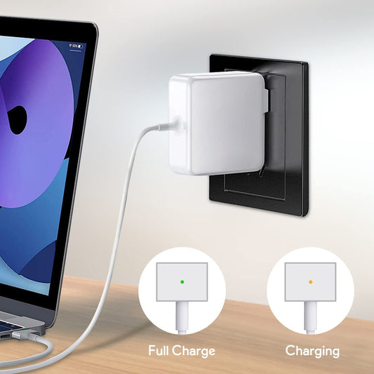 60W T-Tip Magnetic Charger for MacBook - Universal Power Adapter - MANDOTOS
