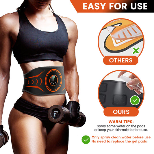 Revolutionary Abdominal Toning Belt - For Ultimate Abs Workout - MANDOTOS