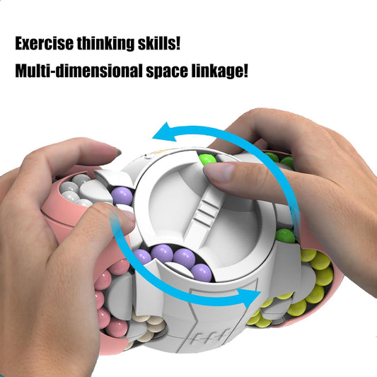 Three-Dimensional Magic Bean Fingertip Cube Puzzle Toy - MANDOTOS
