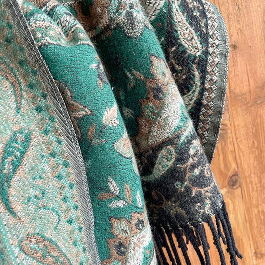 Vintage Ethnic Style Travel Shawl Scarf & Cape - MANDOTOS