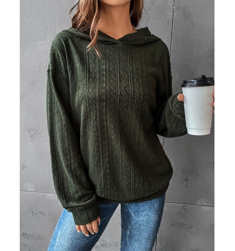 Autumn Casual Solid Hoodie for Women