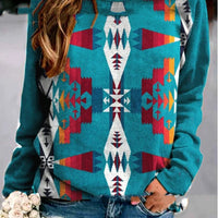 Urban Casual Printed Long-Sleeve Tee