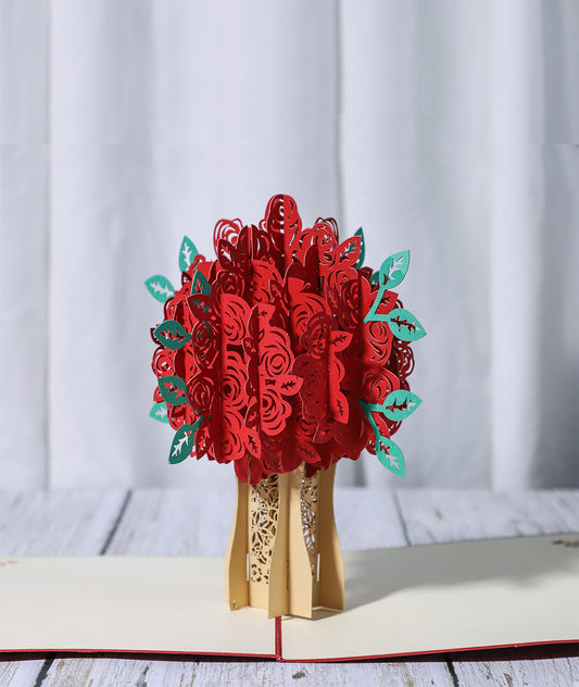 3D Engagement Cards Lovers Wedding Invitation Greeting Cards Laser Cut Valentine's Day Gift Anniversary Card Wholesale - MANDOTOS