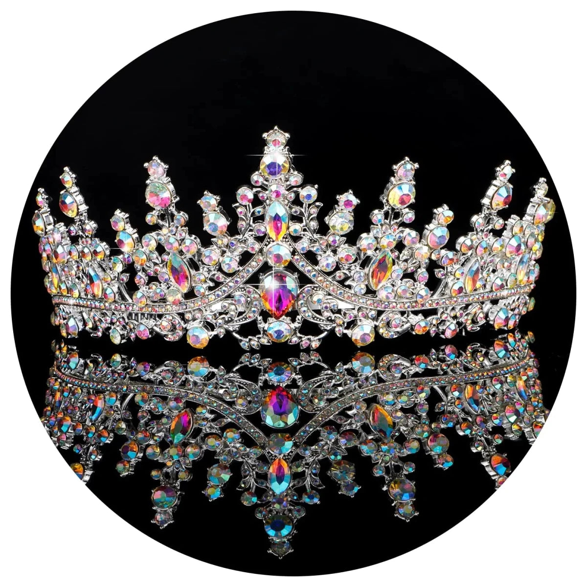 Crystal Elegance Wedding Tiara - MANDOTOS INTERNATIONAL