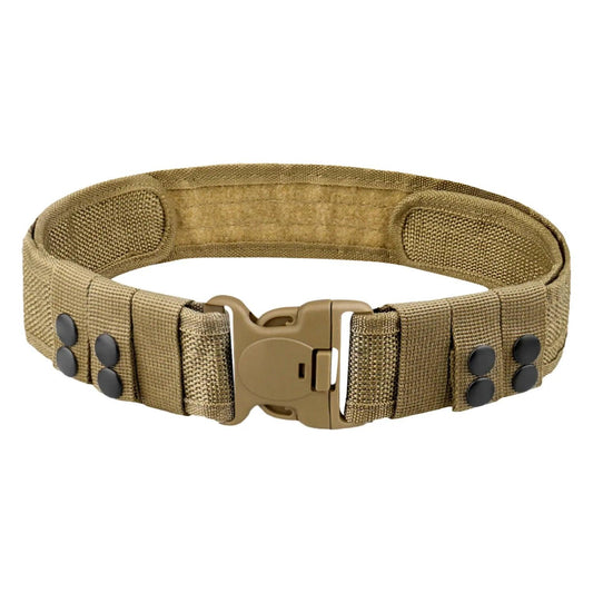 1pc Quick Release Tactical Belt for Men Fashion Style Combat Belt for Outdoor Activities and Fishing - MANDOTOS