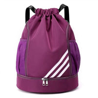 2024 New Drawstring Drawstring Pocket Backpack Outdoor Training Basketball Bag Large Capacity Travel Gym Bag Backpack - MANDOTOS INTERNATIONAL