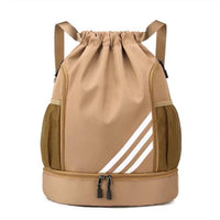 2024 New Drawstring Drawstring Pocket Backpack Outdoor Training Basketball Bag Large Capacity Travel Gym Bag Backpack - MANDOTOS INTERNATIONAL