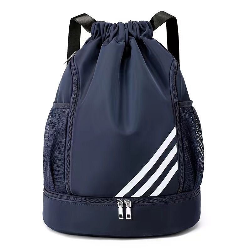 2024 New Drawstring Drawstring Pocket Backpack Outdoor Training Basketball Bag Large Capacity Travel Gym Bag Backpack - MANDOTOS INTERNATIONAL