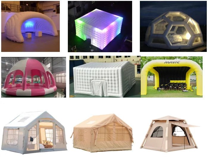 2025 NEW LA Large Luxury Outdoor Family Waterproof Durable Airtight House Travel Air Inflatable Tent for Camping - MANDOTOS INTERNATIONAL