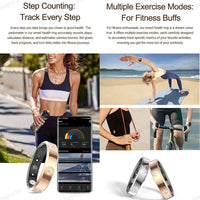 2025 Smart Ring Women Men Super narrow 6.3mm Heart Rate Health Stress measurement Monitor IP68 Waterproof Fashion Sports Rings - MANDOTOS INTERNATIONAL