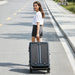 2026 US Warehouse 20 24 Inch Zipperless Aluminum Frame PC Suitcase Luggage High Quality Front Opening Hard Shell Travel Suitcase - MANDOTOS INTERNATIONAL
