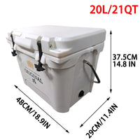 20L Classic Rotomolded Portable Cooler Box for Travel, Camping, Fishing, Sports & Home - MANDOTOS INTERNATIONAL