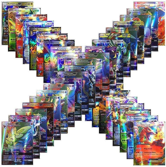 20Pcs English Pokemon Cards GX Tag Team Vmax EX Mega Shining Game Battle Carte Trading Collection Cards Toys Children Gifts - MANDOTOS