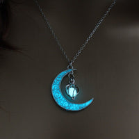 Glowing Pendant Necklaces Silver Plated Chain Necklaces - MANDOTOS INTERNATIONAL0