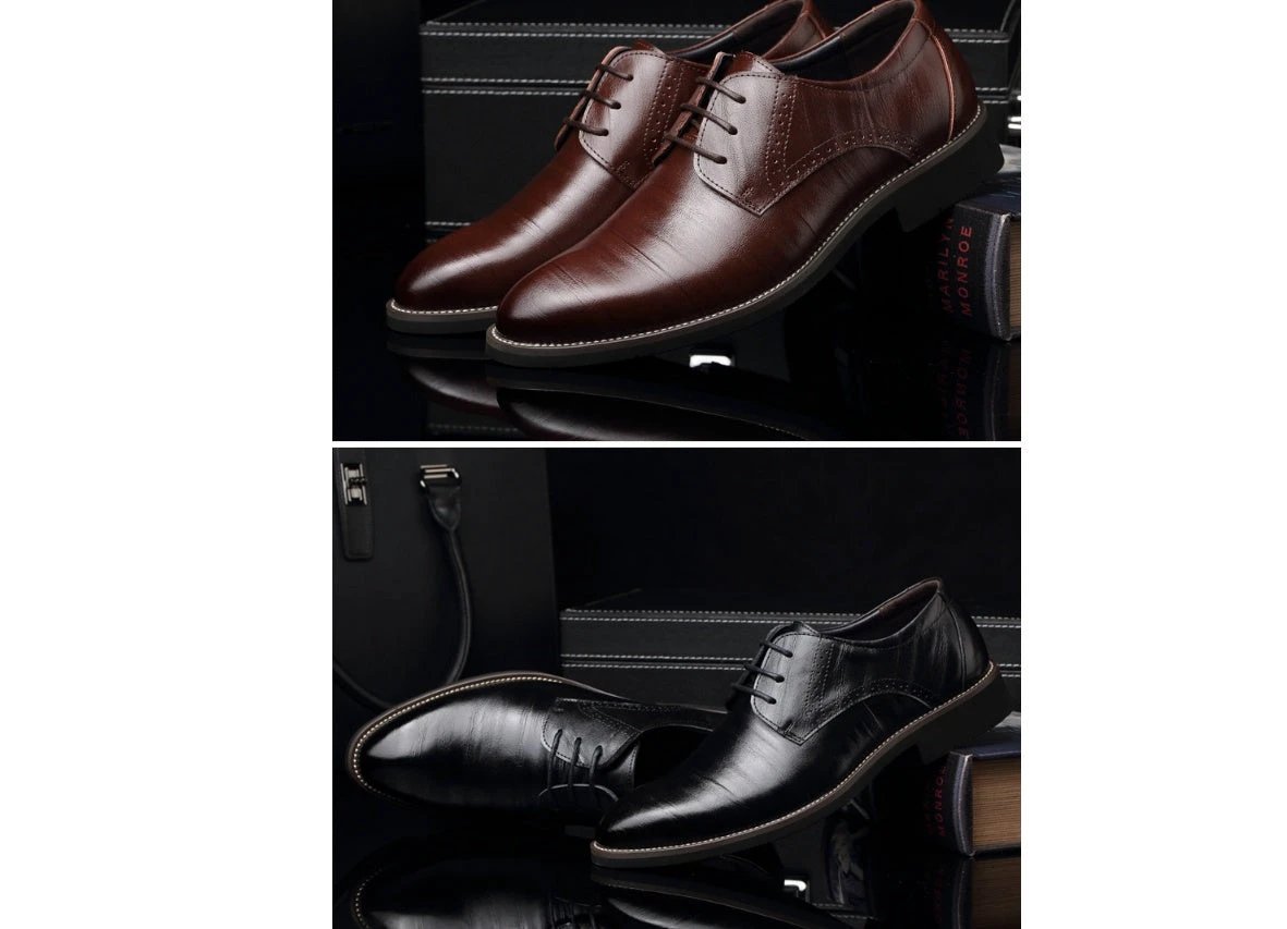 Men's leather shoes men's shoes dress business shoes large size men's shoes casual shoes MANDOTOS