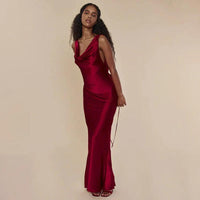 Women's Clothing Banquet Style Evening Lace Up Long Dress MANDOTOS