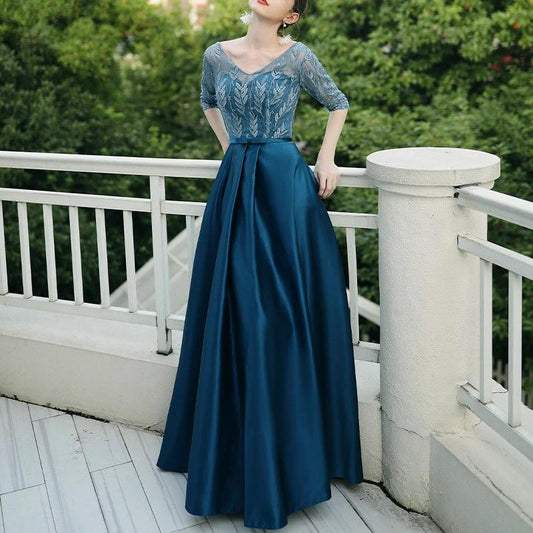 Banquet Party Elegant Evening Dress Women MANDOTOS