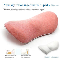 Lumbar Support Pillow For Side Sleepers Pregnancy Relieve Hip Coccyx Sciatica Pain Machine Chair Back Cushion Waist Car Seat MANDOTOS