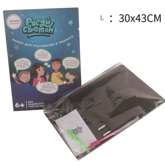 Educational Toy Drawing Pad 3D Magic 8 Light Effects Puzzle Board Sketchpad MANDOTOS