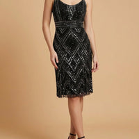 Lara 28860 - Beaded Flounce Dress