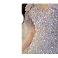 Evening Gown Women's Halter French Style MANDOTOS