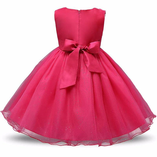 Princess Flower Girl Dress Summer Tutu Wedding Birthday Party Dresses - MANDOTOS INTERNATIONAL0