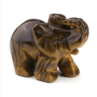 Mini Elephant Crystal Sculpture - MANDOTOS INTERNATIONAL