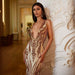 Female Creative V-neck Heavy Industry Dress