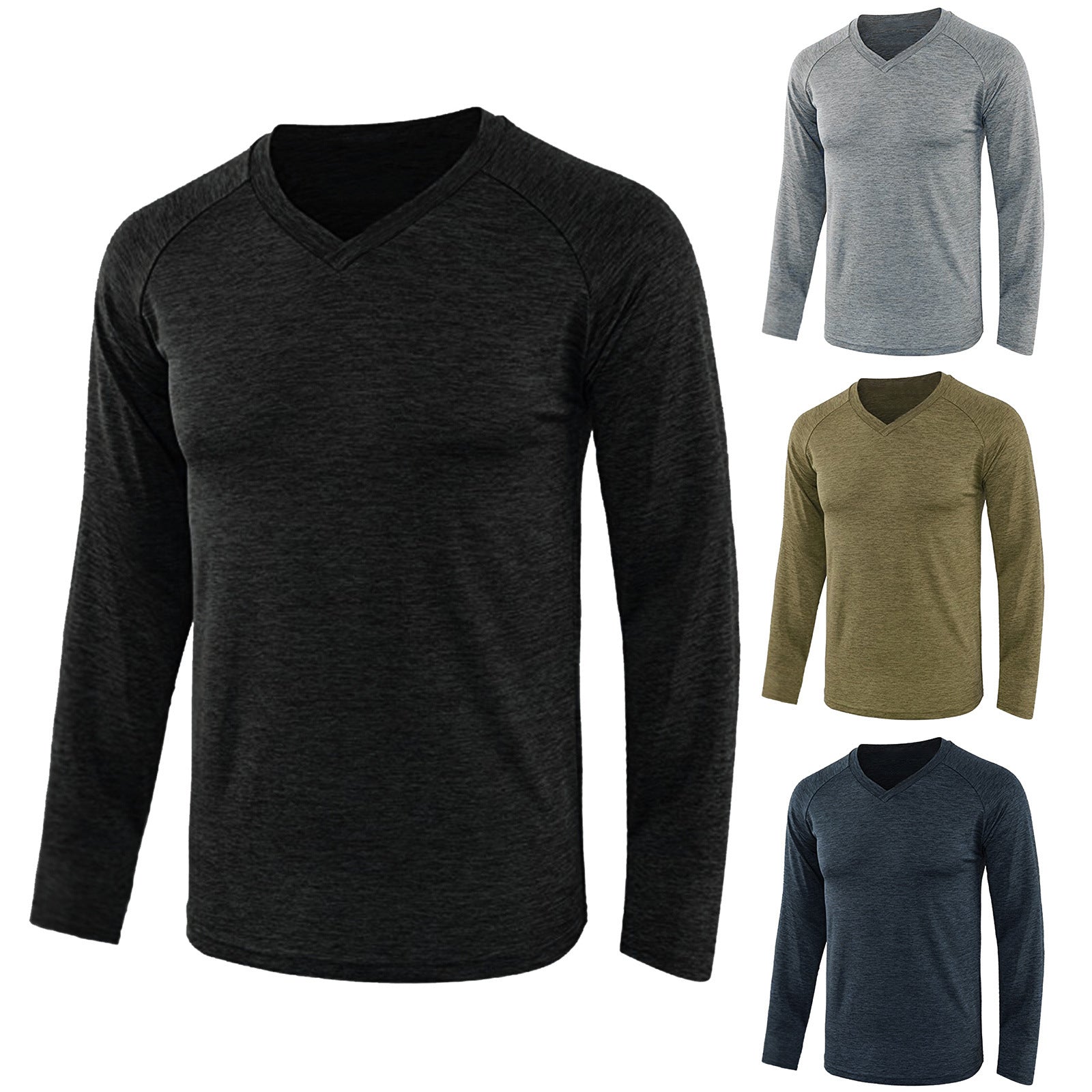 Men's Essential Long Sleeve Raglan Tee