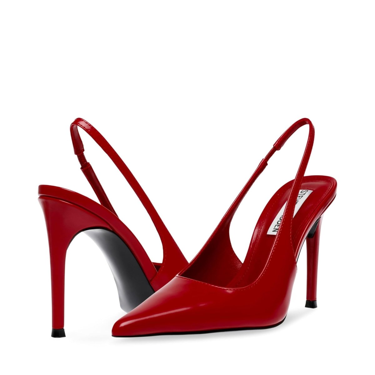 Steve Madden Womens Red Reyes Stiletto Pump Size 9 - MANDOTOS INTERNATIONAL